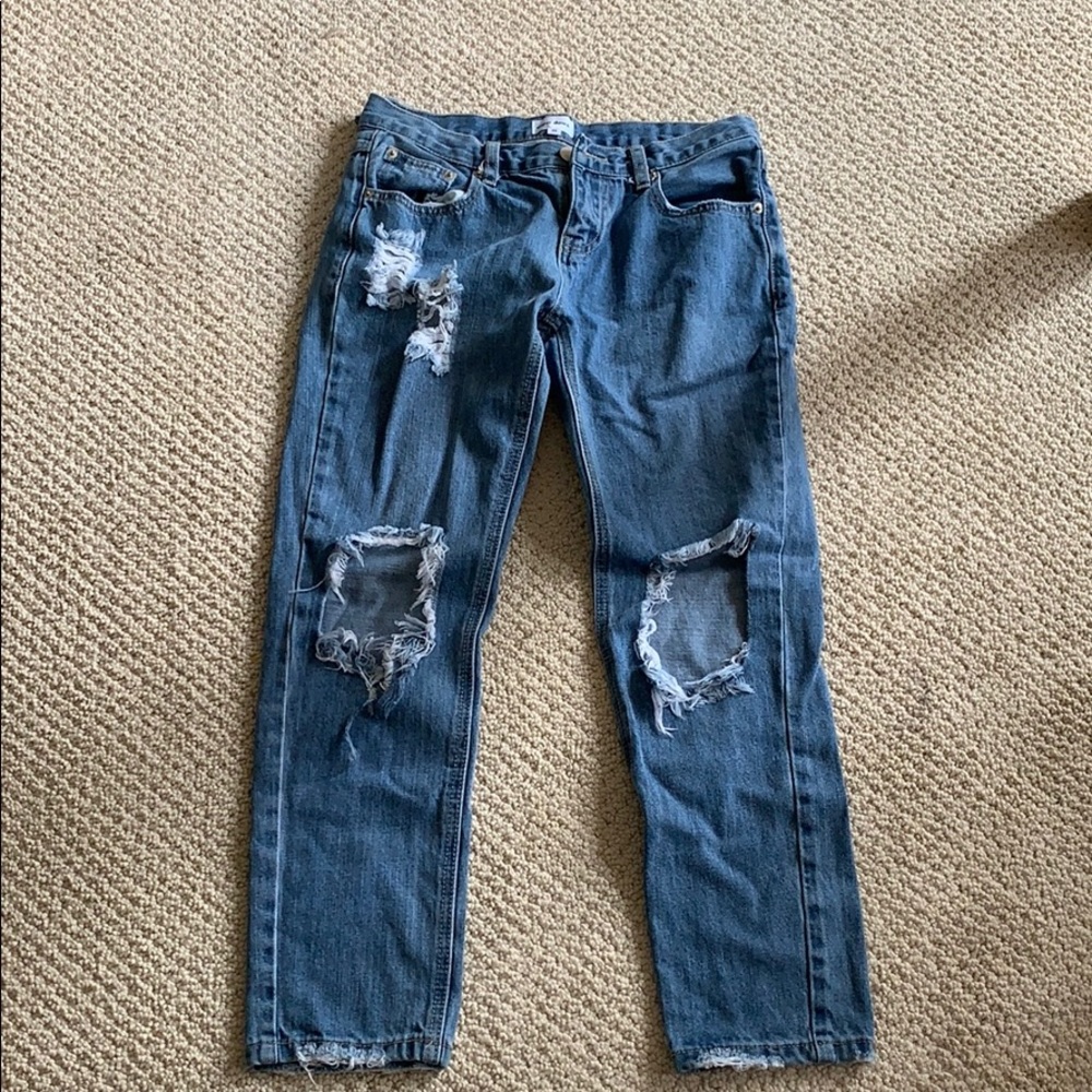 Super Down ripped jeans